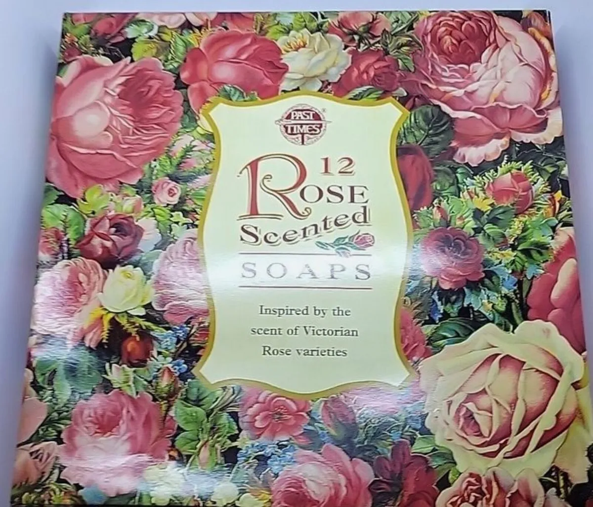 Pristine Vintage Past Times 12 Rose Scented Soaps - Image 1