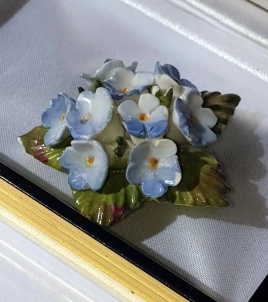 Vintage Aynsley Fine Bone China Floral Brooch - Image 3