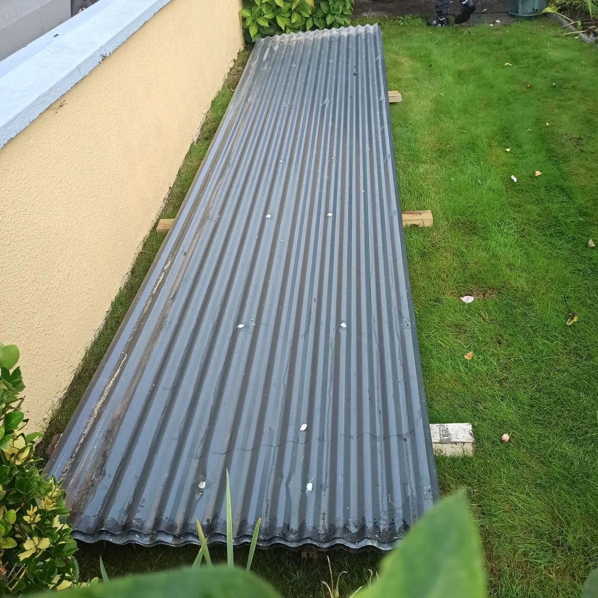 Used Heavy-Gauge Corrugated Iron Sheets – 17 Sheet - Image 2
