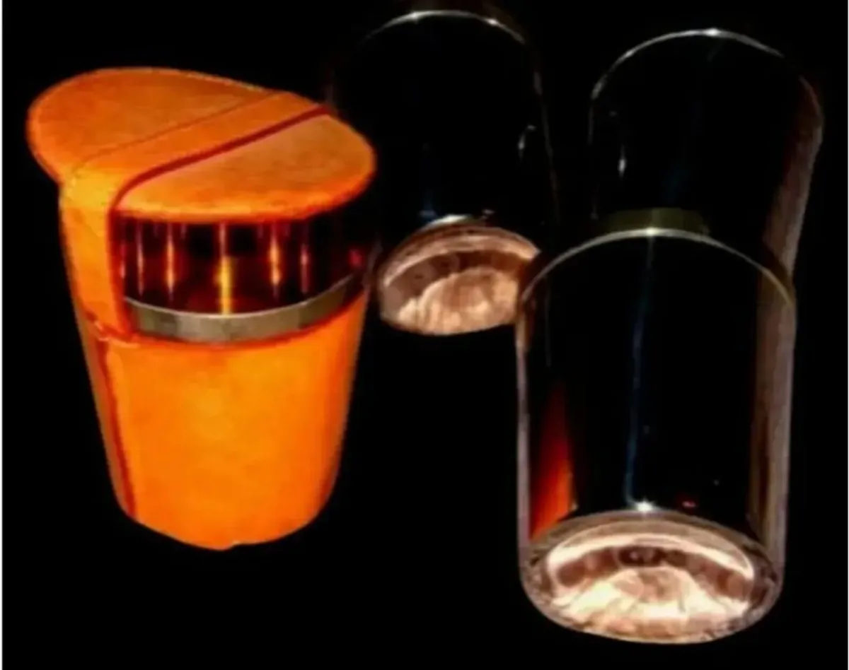 Vintage Harrods Stirrup Cups / Leather - Image 2