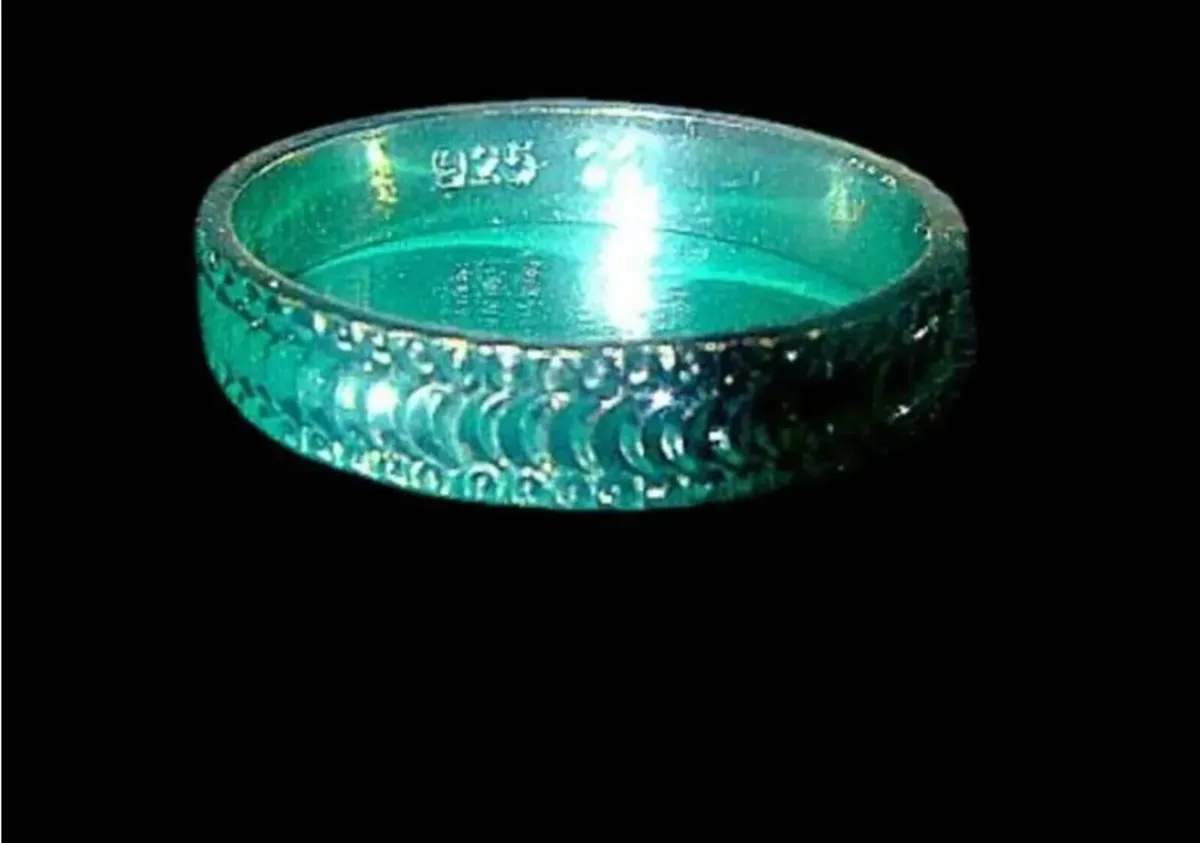 Pristine Vintage 925 Sterling Silver Unisex Ring - Image 4
