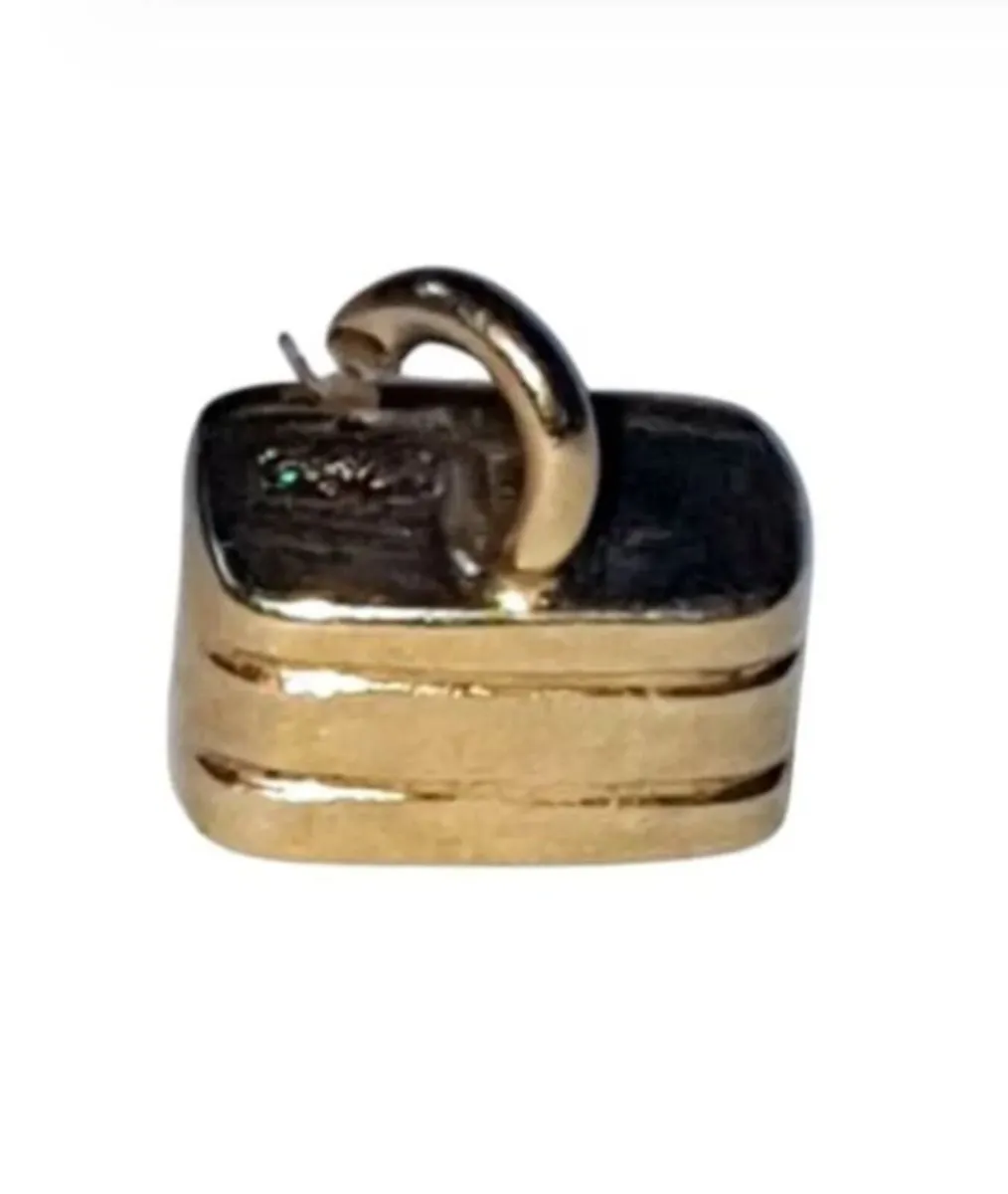 Vintage 18ct Gold Suitcase Charm / Pendant - Image 2