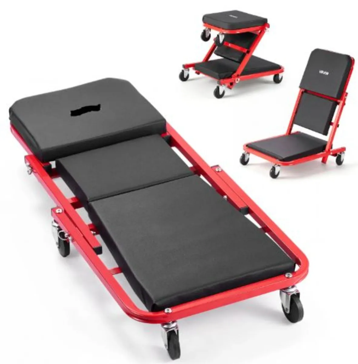920mm 3-in-1 Folding Mechanic Creeper, Z-Creeper - Image 1