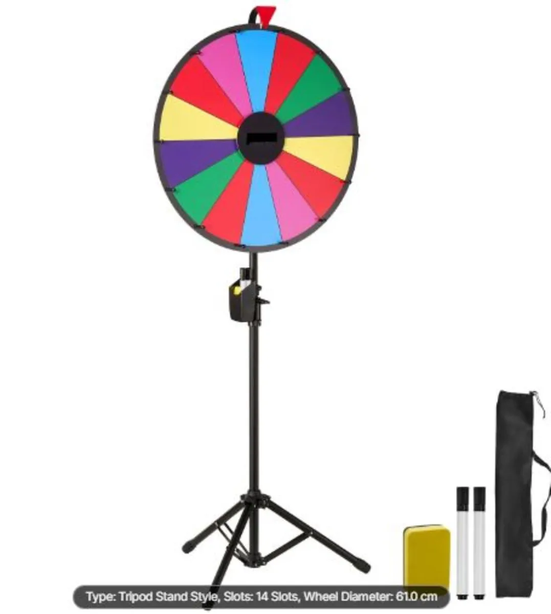 610 mm Spinning Prize Wheel, 14 Slots Spinning - Image 1