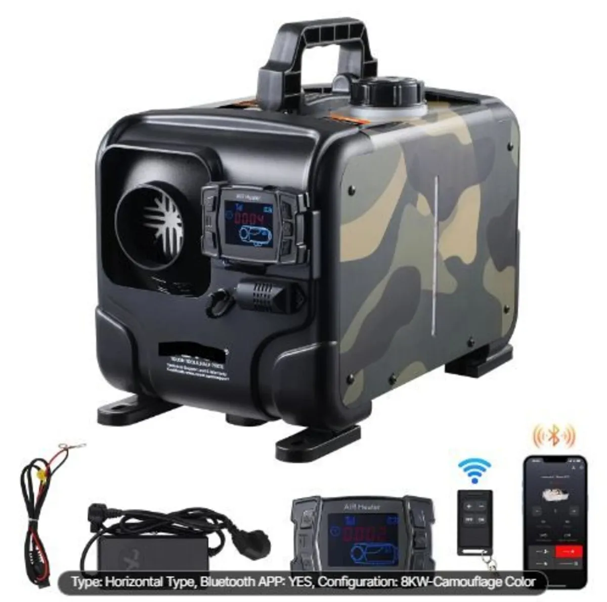 5-8KW Diesel Heater, 12V/24V All in One - Image 1