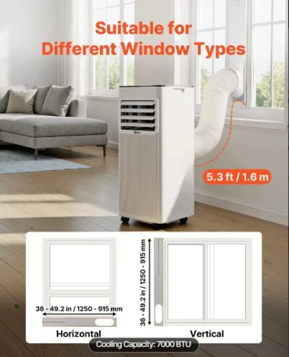 Portable Air Conditioner, 7000 BTU - Image 2