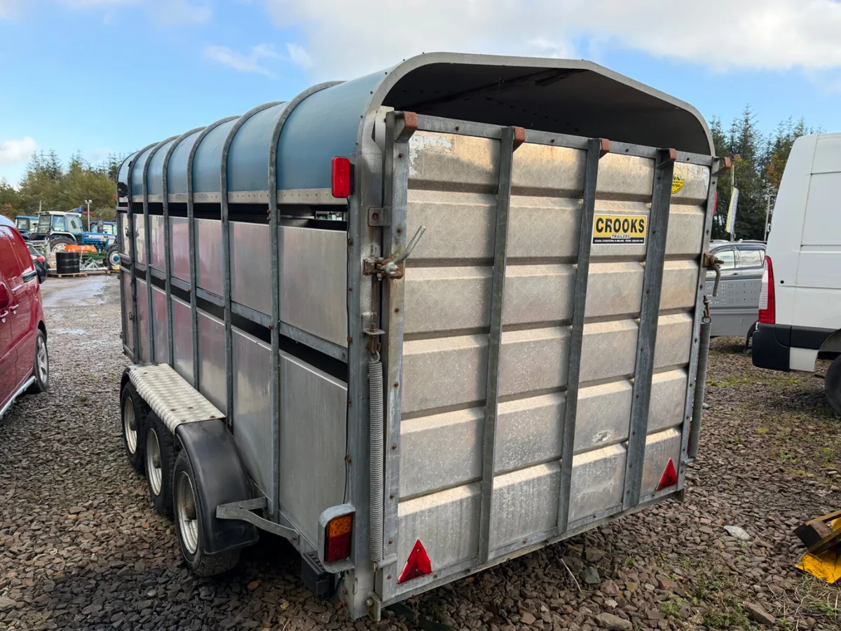 Crooks Cattle Trailer 14x6 - Image 4