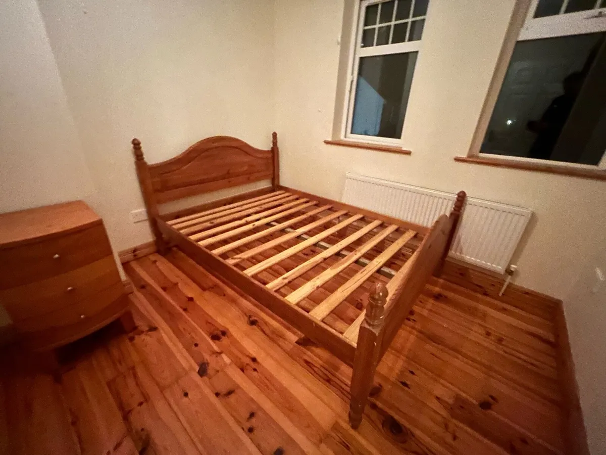 Double bed frame X2 single bed frame X2 - Image 1