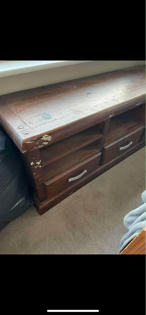 wooden unit side board - Image 4