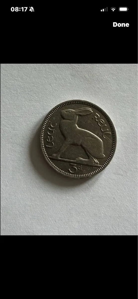 Rare 1920 Leath Reul /3d. - Image 1