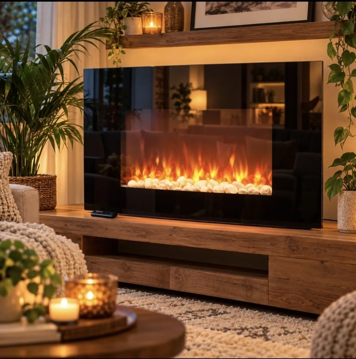 Electric heater/fire place