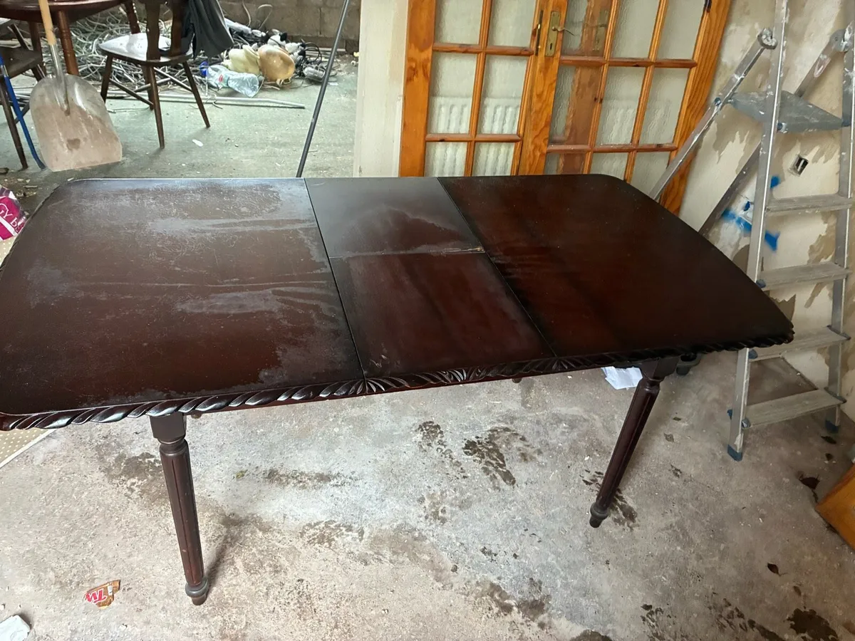 Extendable mahogany table - Image 3