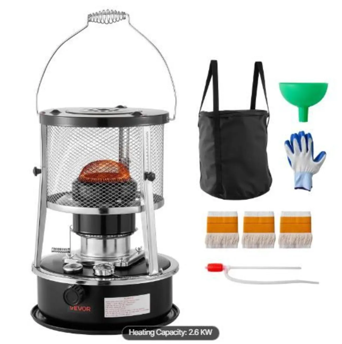 9000 BTU Portable Kerosene Heater & Stove - Image 3