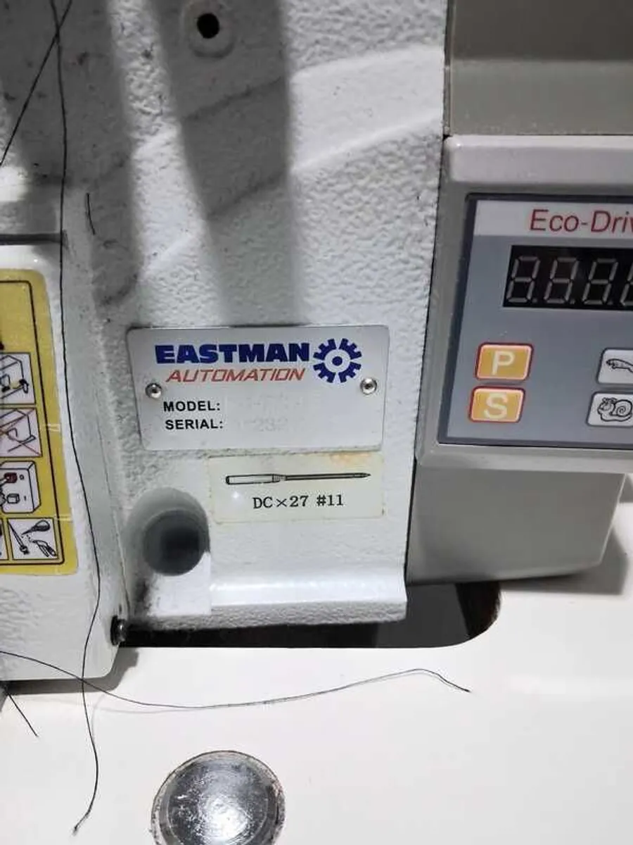 Eastman Automation industrial overlock sewing machine - Image 2