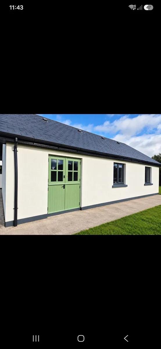 Irish Made Solid Hardwood Cottage Half Doors - Image 1