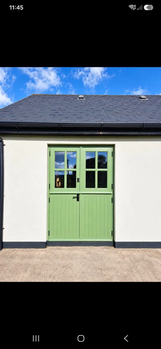 Irish Made Solid Hardwood Cottage Half Doors - Image 2