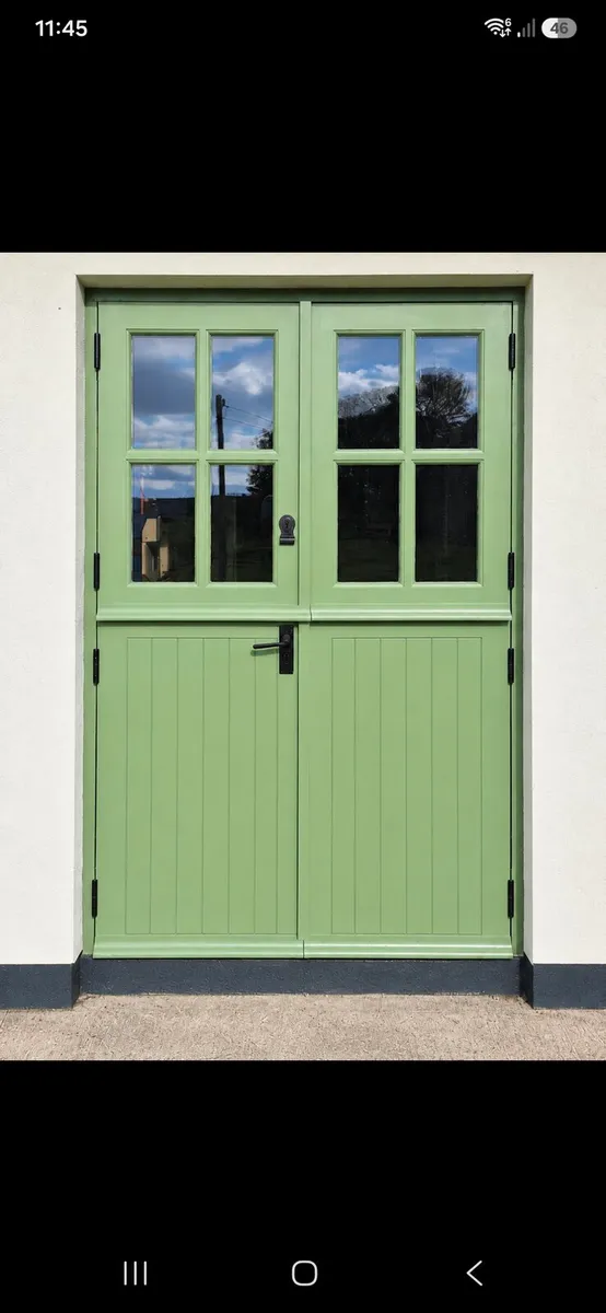 Irish Made Solid Hardwood Cottage Half Doors - Image 3