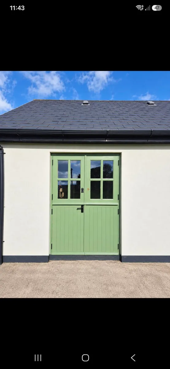 Irish Made Solid Hardwood Cottage Half Doors - Image 4