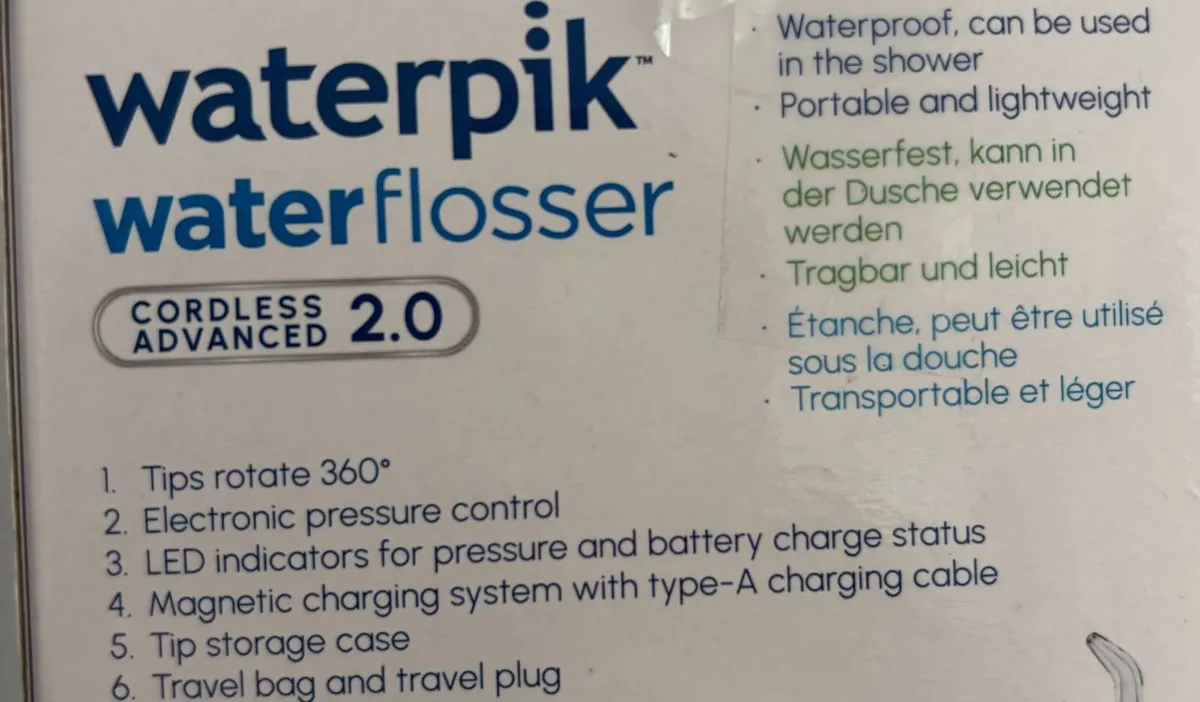 Waterpik Cordless Advanced Water Flosser 2.0 - Image 3