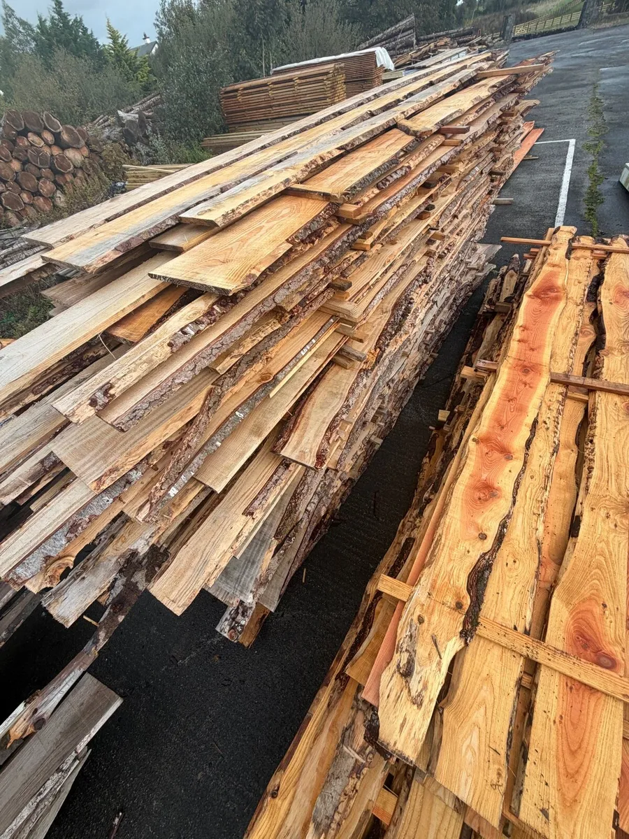 Weany edge larch and Douglas fir boards - Image 2
