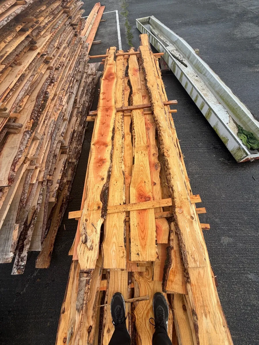 Weany edge larch and Douglas fir boards - Image 3
