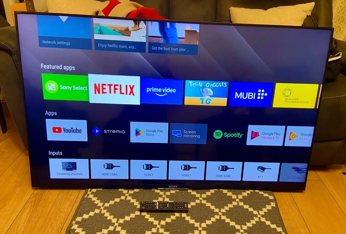 Sony 55” Android Smart TV - no legs - Image 1
