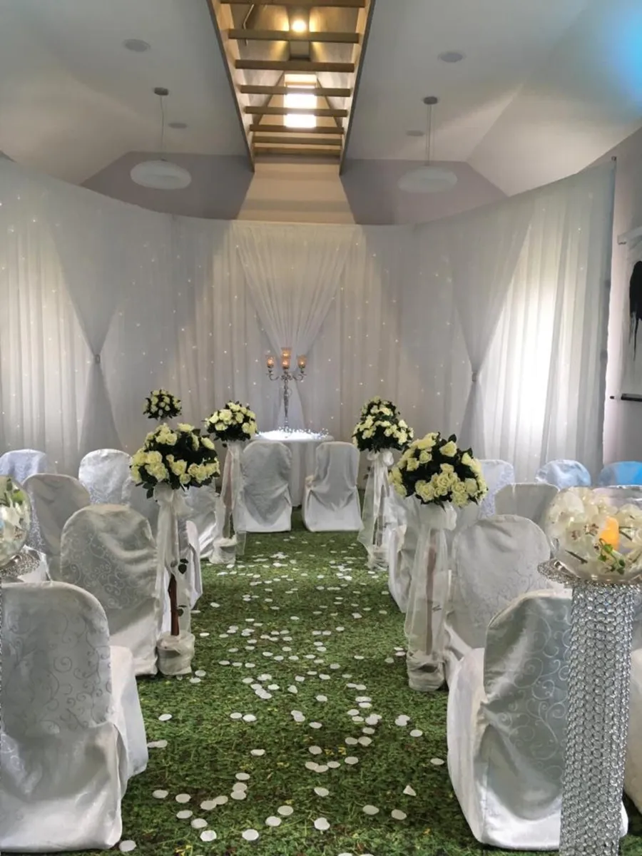 Chair covers for wedding - Image 4