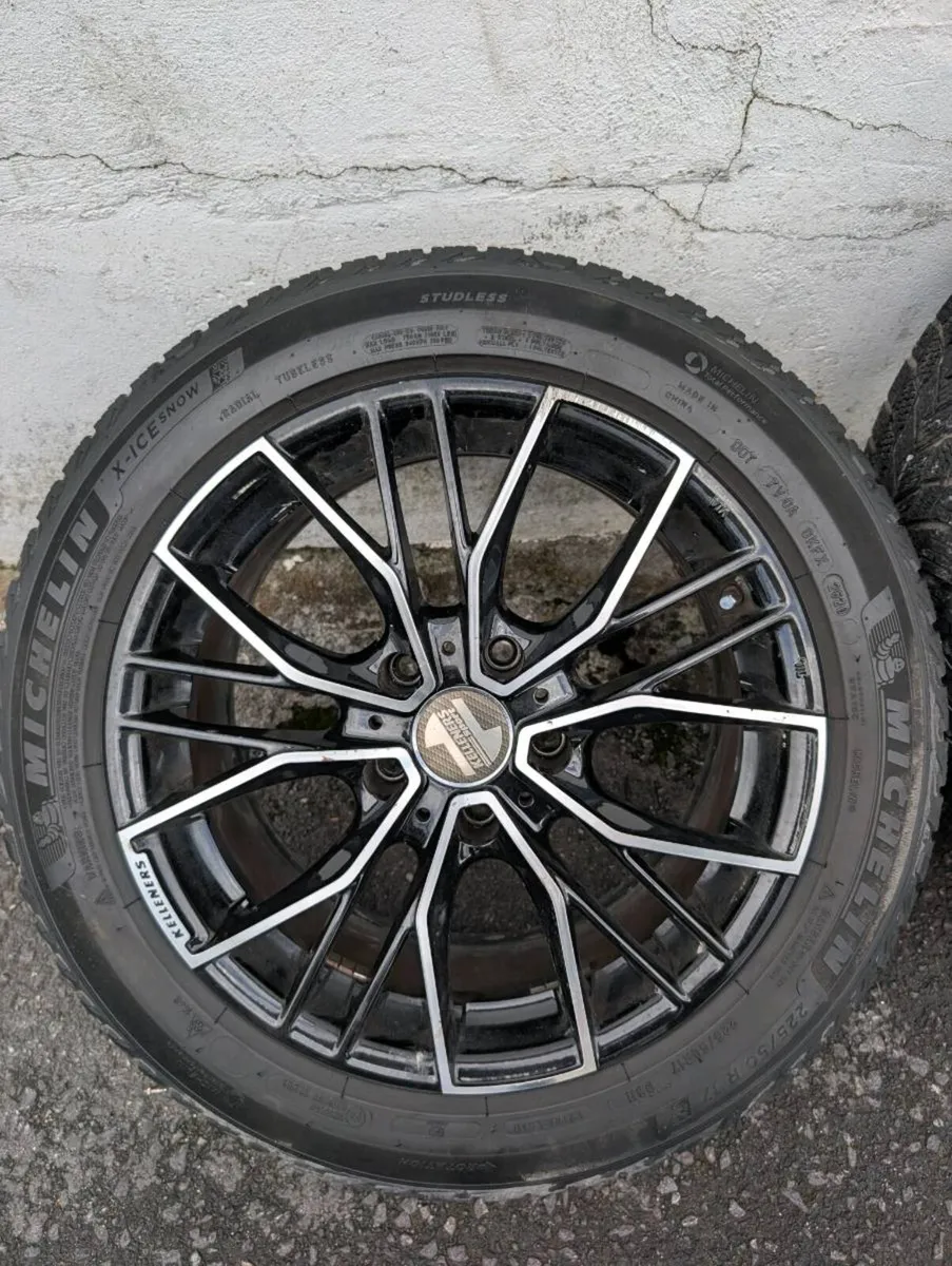17" BMW ALLOYS AND ALL SEASON TYRES - Image 1