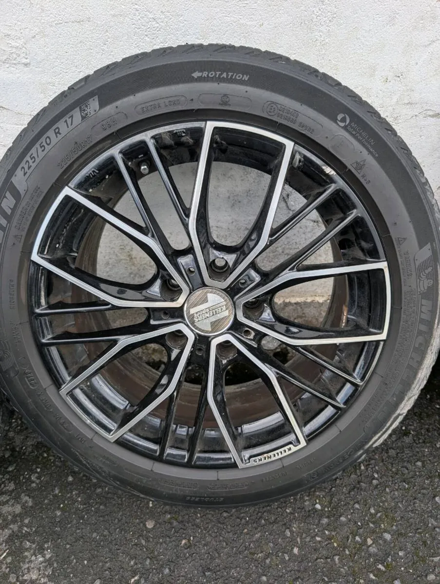 17" BMW ALLOYS AND ALL SEASON TYRES - Image 2