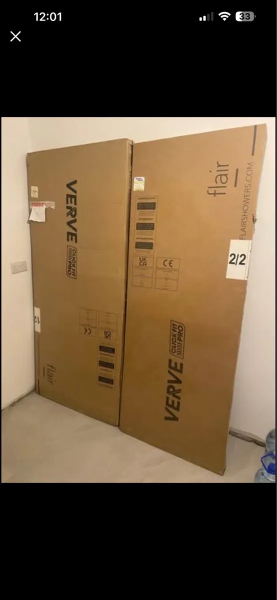 Flair verve pro slider shower door 1600mm - Image 2