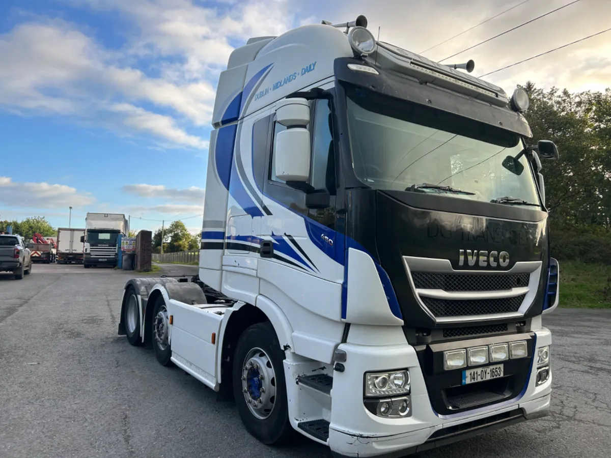2014 iveco stralis 460 6x2 tractor unit - Image 3