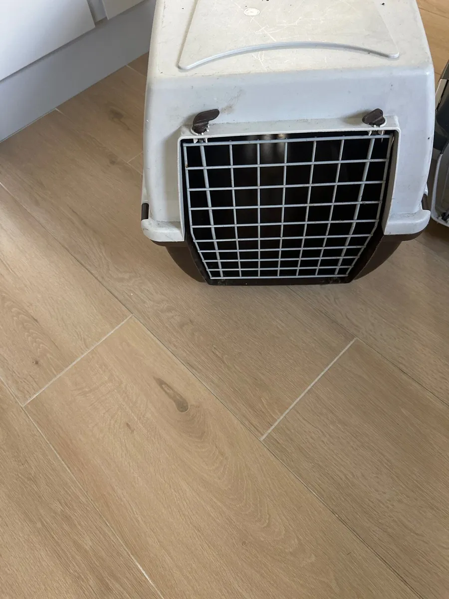 Dog 2 small carrier boxes - Image 2