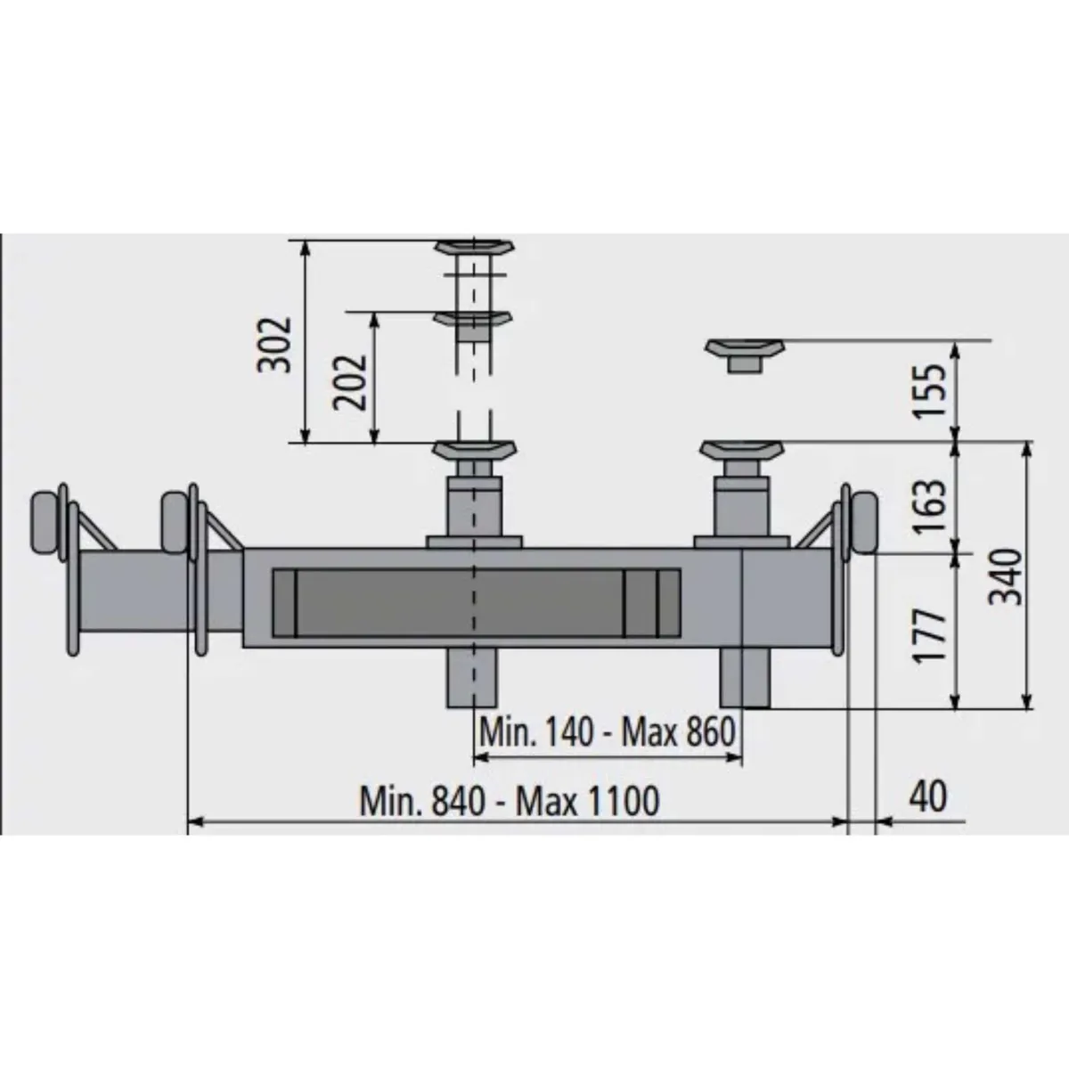 Ravaglioli HGV Jacking Beam 13.5 Ton - Image 2