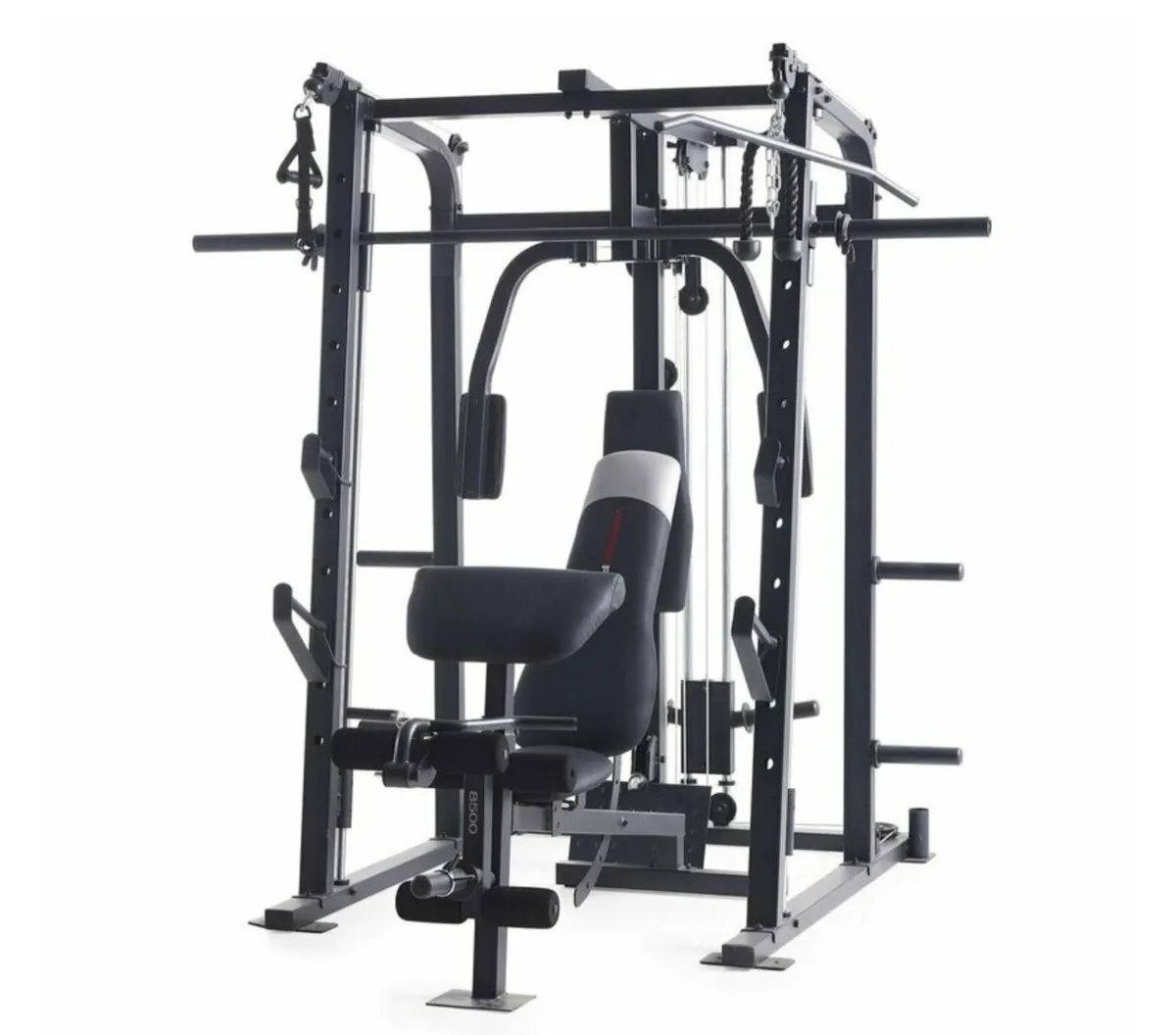 Smith machine rack with plate loaded cables - Image 1