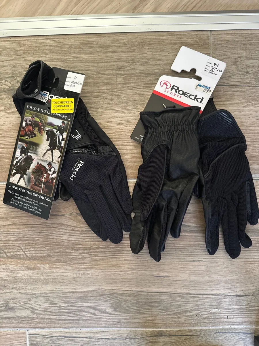 Roeckl Equestrian Riding Gloves – Sizes 8.5, 9, 9. - Image 3