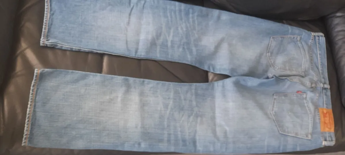 Levis Mens 501 Jeans - Image 3