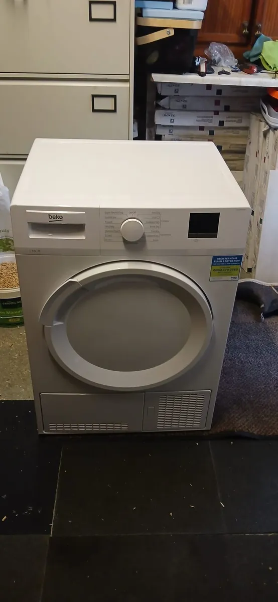 Beko dryer 9 months old.  As new - Image 3