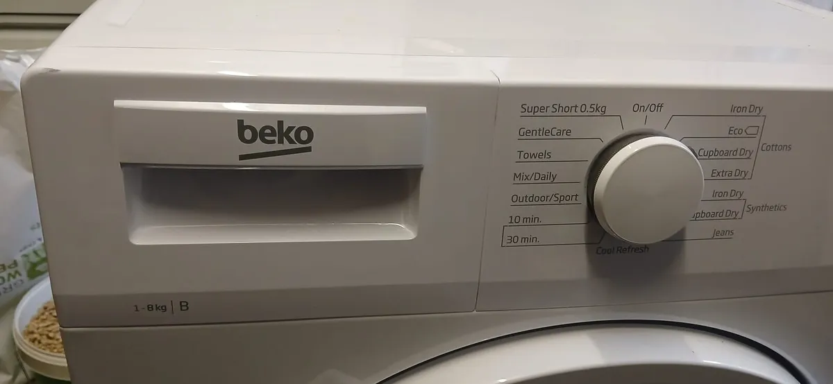 Beko dryer 9 months old.  As new - Image 1