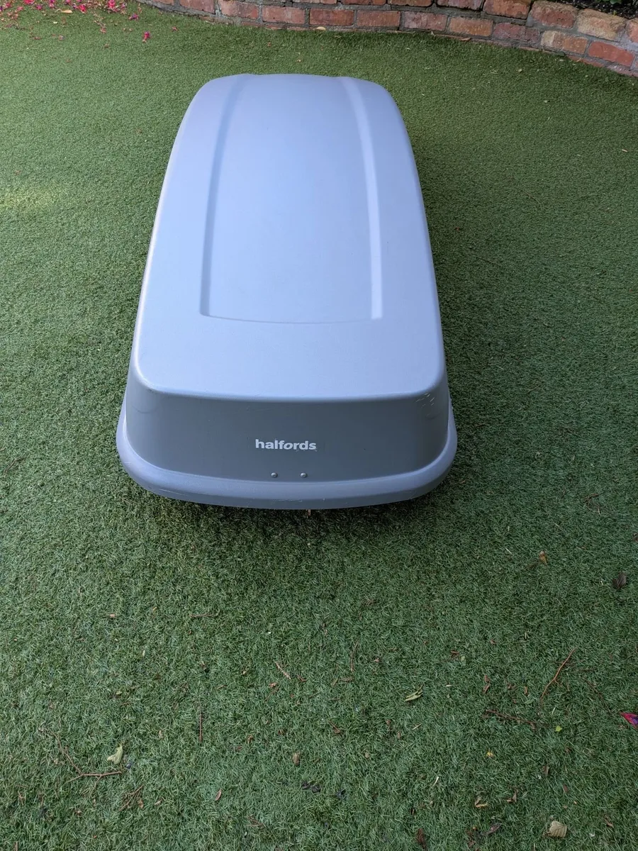 Halfords 420L Roof Box - Grey - Image 4