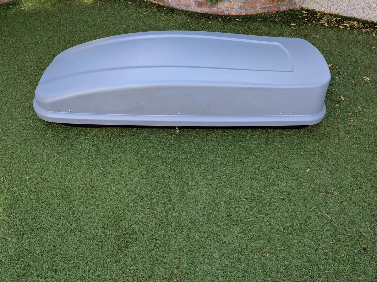 Halfords 420L Roof Box - Grey - Image 2