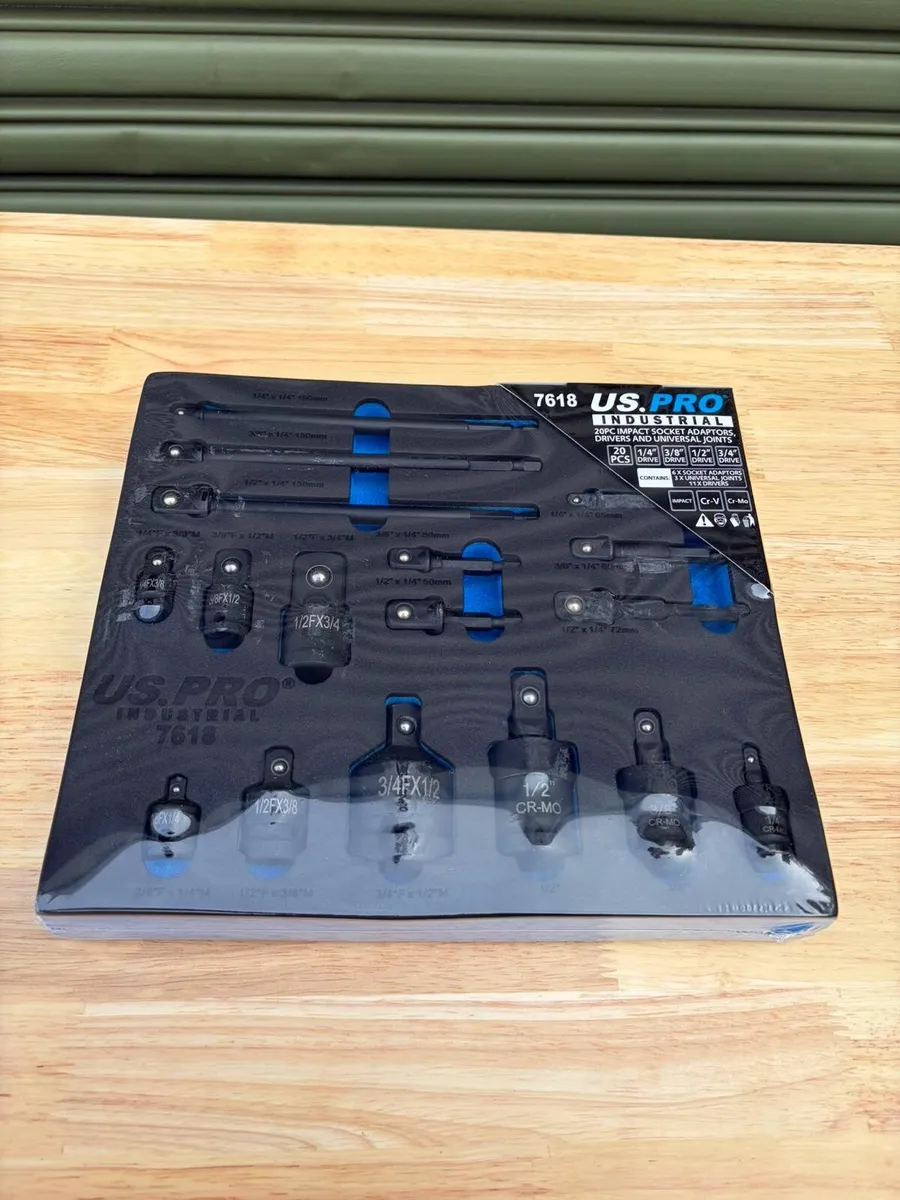 🔧🔥 20PC IMPACT SOCKET ADAPTOR SET - Image 1