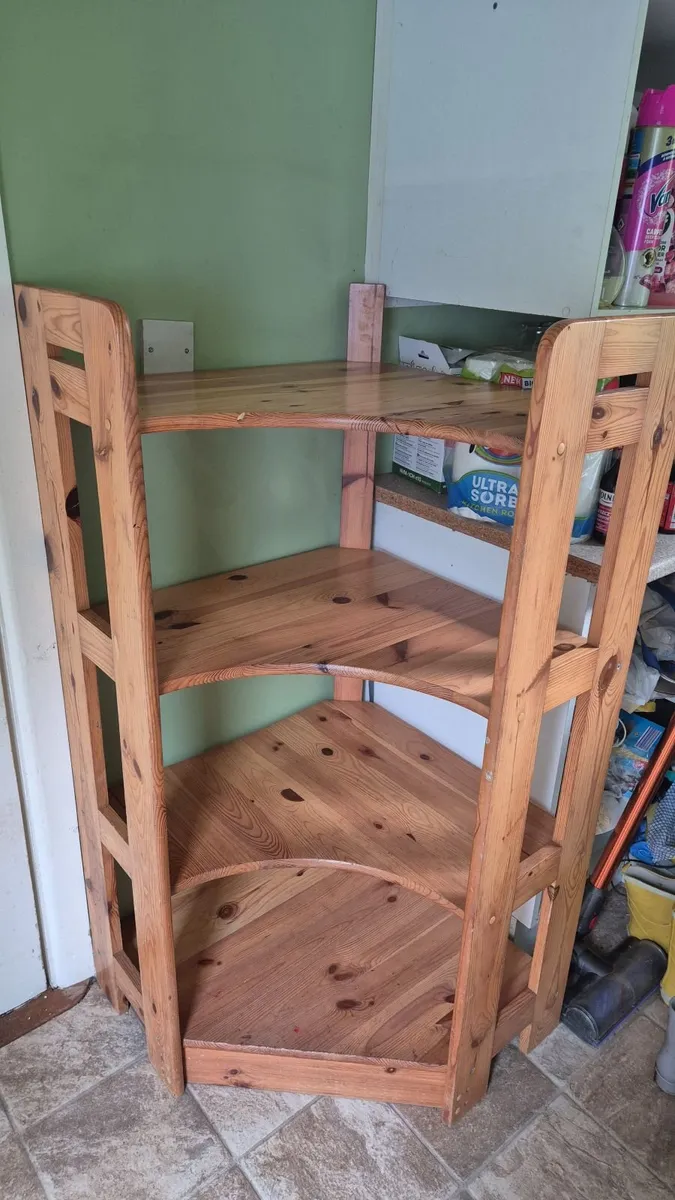 pine corner shelf - Image 2