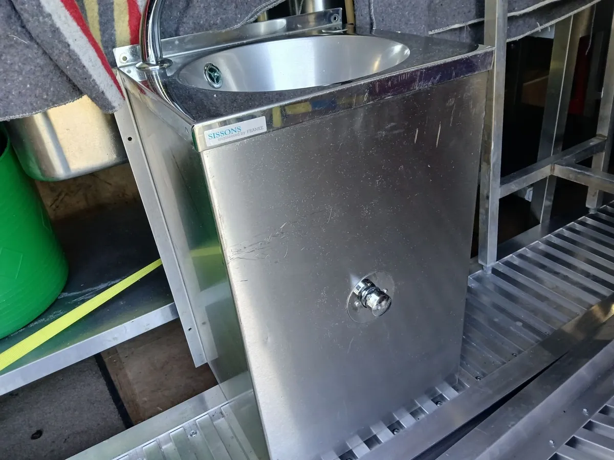 Staneless steel cabbinet sink unit complete - Image 1
