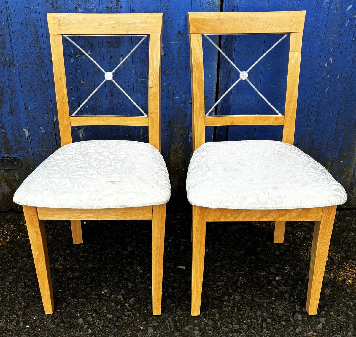 Glass Top Table & 4 Matching Chairs - Image 3