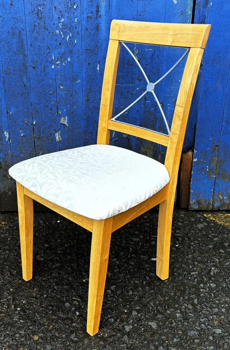 Glass Top Table & 4 Matching Chairs - Image 4