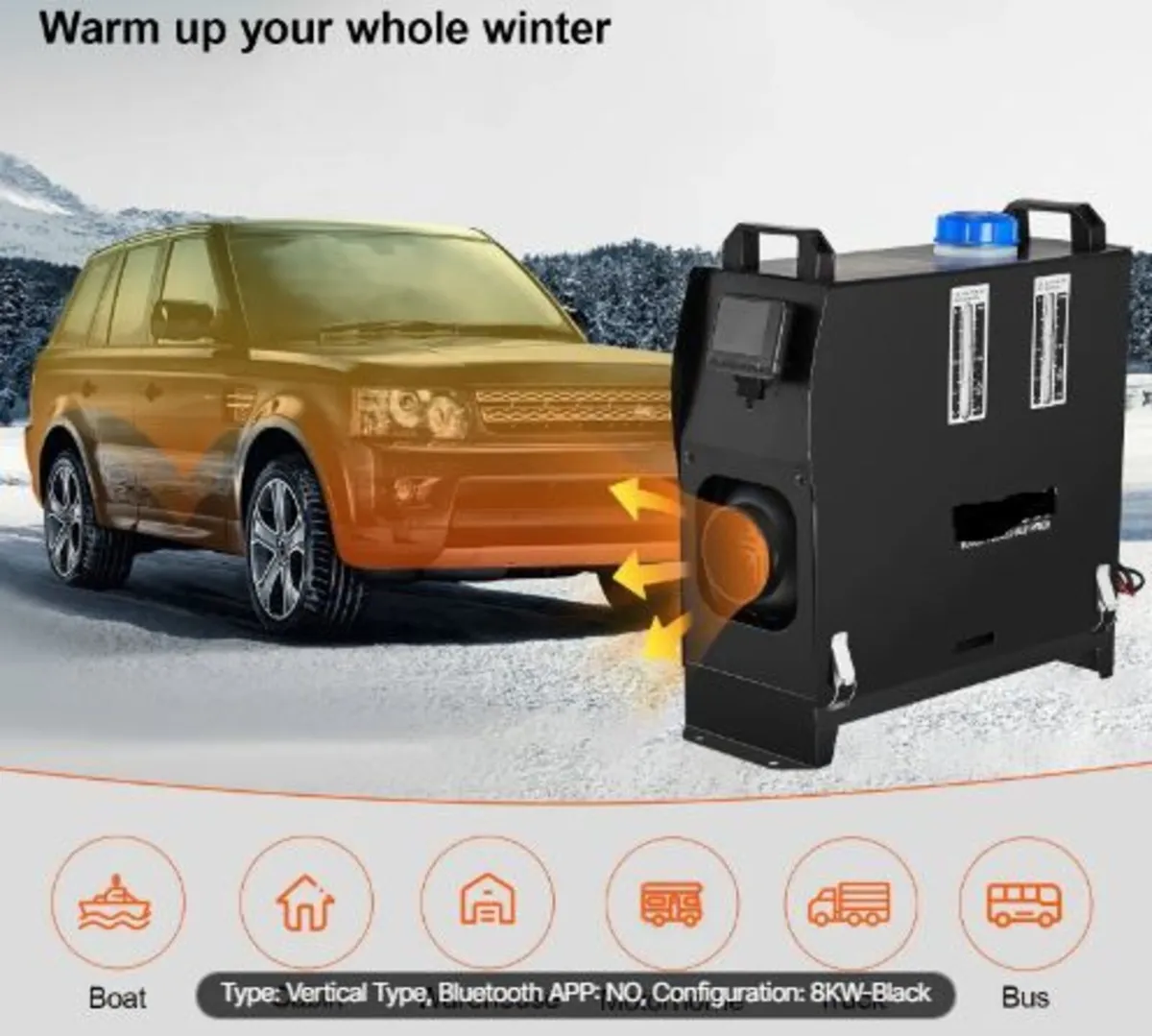 5-8KW Diesel Air Heater, Diesel Parking - Image 2