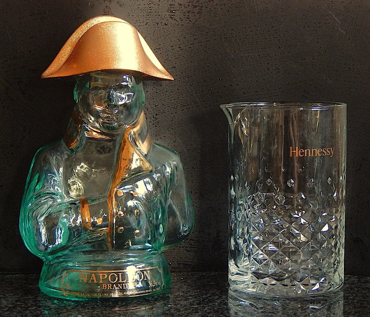 Napoleon & Hennessy Brandy Bottle & Mixing Pitcher - Image 1