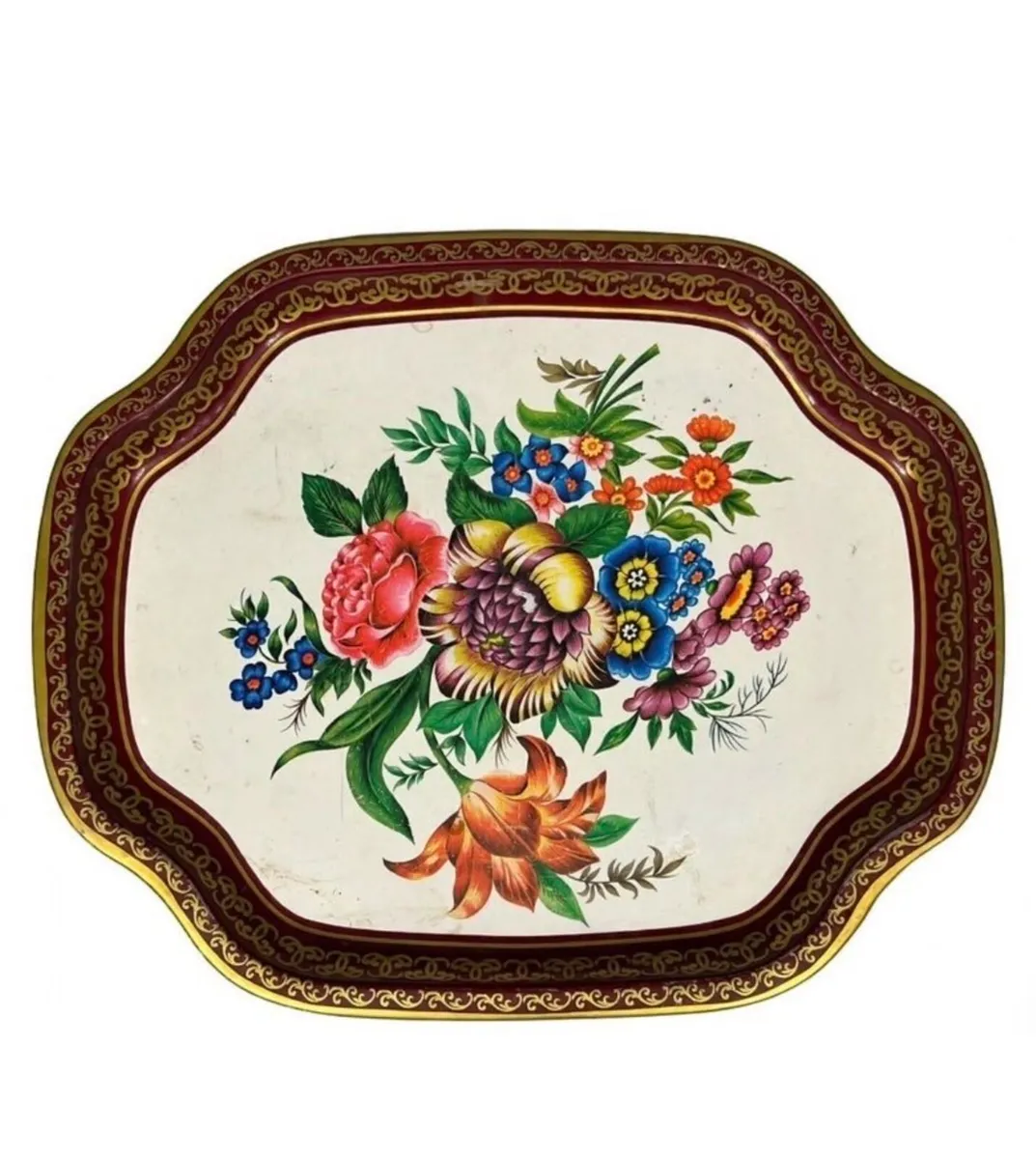 1960s retro serving tray by Baret Ware - Image 1