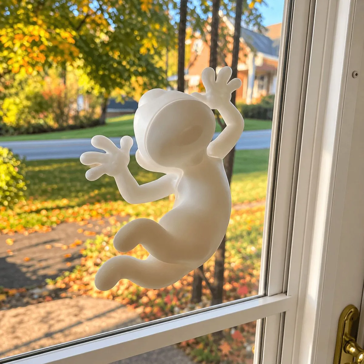 Cheeky Ghost Through the Window - 3D - Halloween - Image 2