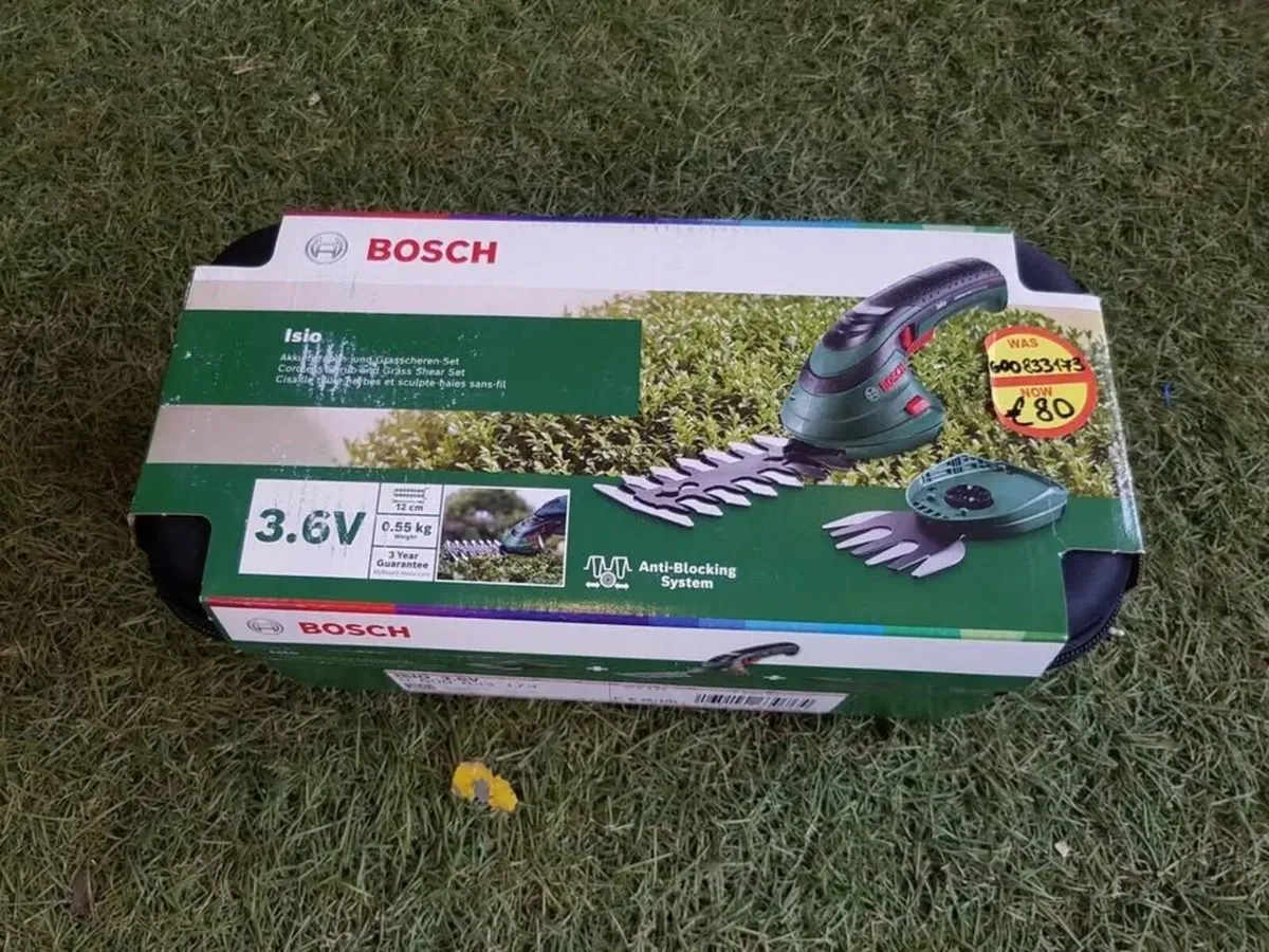 BOSCH CORDLESS SHRUB AND GRASS SHEAR SET - Image 1